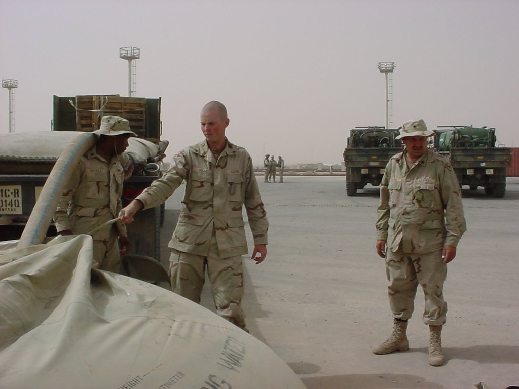 Fuel operations with the 1014th, May 2003.